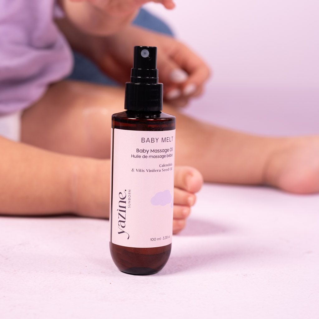 HUILE DE MASSAGE BÉBÉ – RELAXANTE ET APAISANTE – À L’HUILE DE CALENDULA – Yazine HUILE DE MASSAGE BÉBÉ - RELAXANTE ET APAISANTE - À L'HUILE DE CALENDULA - Yazine